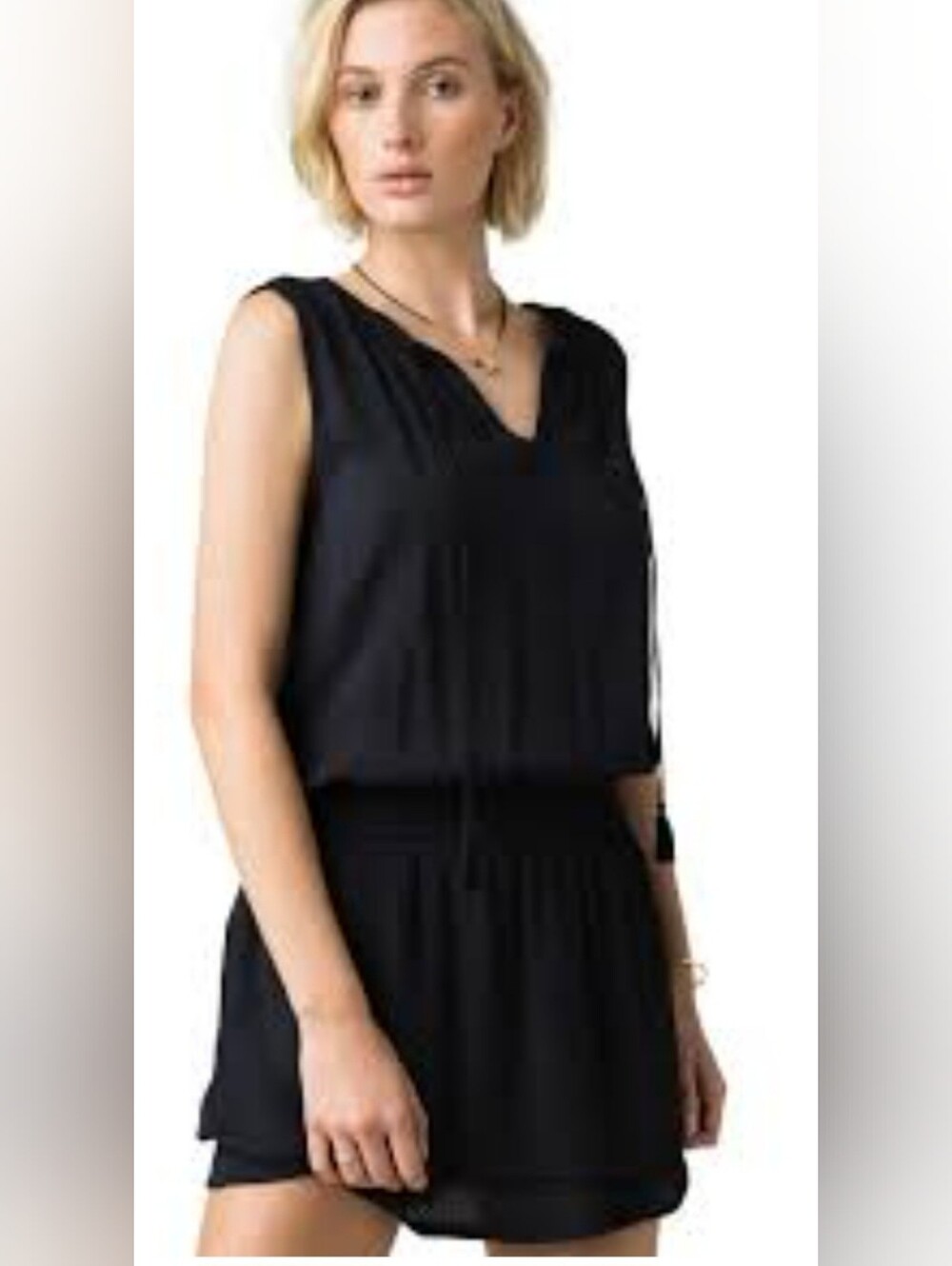 prAna Seaview Sky Dress is a casual, vintage-inspired mini dress Size Medium